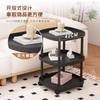 Mesa Auxiliar para Sofá, Mesa de Café Móvil, Mini Mesa para Balcón de Dormitorio, Estante de Mesita de Noche, Mesa Auxiliar Pequeña Moderna Simple