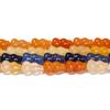 Jingde joyería seda dorada jade cuentas sueltas forma de calabaza jarrón forma especial accesorios para joyería DIY forma de gota cuentas al por mayor