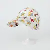 Sombrero de protección solar colorido para niños para comercio exterior, visera de verano para niñas apta para coleta, sombrero solar para bebé para acampar al aire libre