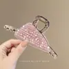 Pinzas para el pelo de lazo estilo coreano, accesorios para el pelo de alta gama, pinzas de tiburón, horquillas exquisitas para mujeres jóvenes, pinzas para el pelo de otoño e invierno para la parte trasera de la cabeza