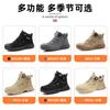 Zapatos Impermeables de Protección Laboral para Verano, Fáciles de Poner y Quitar, para Hombre, Antiaplastastamiento, Antipenetración, Ligeros, Hebilla Inteligente, Zapatos de Seguridad con Punta de Acero Transfronterizos Protectores