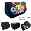 Estuche para Lápices Estampado de Sailor Moon Dibujos Animados Estudiante Gran Capacidad Estuche para Papelería Bolsa para Lápices Billetera Papelería