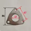 Junta de Vedação para Junta de Tubo de Escape de Carro Flange Triangular Vedação à Prova de Vazamento Resistente a Alta Temperatura e Alta Pressão Acessórios de Silenciador de Amianto