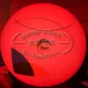 Pelota inflable luminosa personalizada de fábrica, resistente al envejecimiento, al calor y al aire, flotador de aire inflable para exteriores, modelo inflable decorativo