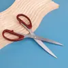 Tijeras de oficina de acero inoxidable Tijeras de sastre para adultos con punta de papelería para estudiantes de bricolaje Tijeras multiusos Tijeras para el hogar