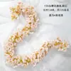 Amazon Simulación Flor de Cerezo Enredadera Tubo de Aire Acondicionado Techo Tira Larga Techo Suspendido Decoración de Interiores Tira de Flores de Plástico Envoltura de Ratán