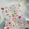 Tiesu Nova Série de Natal Adesivos para Nail Art M-815 Árvore de Natal Fofa Sino Recomendação Popular do Xiaohongshu
