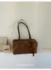 Bolso de hombro retro mate estilo coreano para mujer, nueva tendencia de moda, popular para ir al trabajo, bolso almohada, bolso de axila de nicho, moderno