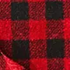 Tejido de lana de punto boucle a cuadros estampado para abrigos de otoño e invierno, ropa, manualidades para muñecas, tela boucle hecha a medida