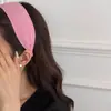 Diadema Amarilla Estilo Coreano para Mujer, Hace que la Cara Parezca Más Pequeña, Rejuvenecedora, No Aprieta, Diadema Ancha para Uso Diario