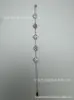 Pulseira Trevo de Quatro Folhas Versão Alta 13mm Transfronteiriça Leve Luxo Simples Natural Madrepérola Laser Versátil Pulseira Atacado