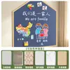 Pegatinas de Pared para Dibujar Pizarra Blanca Pizarra Negra Que No Dañan la Pared, Pizarra de Escritura Borrable, Pizarra de Enseñanza para Niños, Pizarra Pequeña de Dibujo Magnética