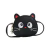 Al por mayor Nuevo gatito emoji bolsa de mensajero para niños bolsa de hombro para bebé de PU monedero para niños de jardín de infantes