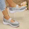 Zapatos de Talla Grande para Mujer, Zapatos de Mamá, Zapatos sin Cordones, Zapatos de Encaje para Enfermera, Zapatos Planos para Mujer, Amazon Dropshipping Sitio Independiente Primavera/Verano 2026