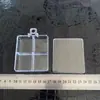 Caja de Almacenamiento para Gomas de Pelo Transparente Caja para Accesorios de Cabello Infantiles Caja para Pinzas de Pelo Caja para Anillos de Pelo Caja Organizadora de Escritorio para Dormitorio Caja Creativa para Joyería Pequeña