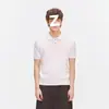 Camisa de punto de manga corta moderna para hombre, nuevo producto de primavera 2026, cómoda camiseta de punto trenzado, top casual para usar en capas