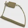 Cable de alimentación de resorte de PU cola de palabra de tres clavijas cable de resorte de CA 0.75 cuadrado 1.5 metros máquina de flick gorda cable de resorte CC