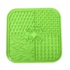 Tapete de silicone com ventosa para lamber, ideal para cães e gatos. Quadrado, antiderrapante e perfeito para alimentação lenta.