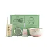Tazón de Matcha con Flor Pintada a Mano, Brocha para Té, Juego de 100 Piezas, Caja de Regalo, Herramienta Batidora para Té Matcha, Exclusivo de Comercio Electrónico Transfronterizo