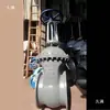 Válvula Gaveta Flangeada de Aço Fundido Z41H-10C Alta Temperatura Vapor Óleo de Transferência de Calor Caldeira Aço Carbono Haste Ascendente Válvula Gaveta DN80 100