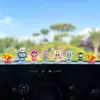 Adornos Lindos de Labubu para Coche, Pequeños Adornos para Coche, Consola Central de Coche Eléctrico, Accesorios para el Interior del Coche, Decoración de Pantalla de Navegación