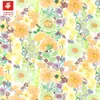 Tecido Estampado 100% Algodão com Vibrantes Padrões Florais Pequenos, Estilo Fresco e Leve para Roupas Femininas e Infantis, Qipao, Vestidos e Materiais de Camisa, em Estoque