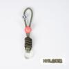 Cadena de Teléfono Paracord de Siete Hilos con Bloques de Color, Correa para Funda de Teléfono, Correa de Muñeca Tejida, Llavero Corto, Correa para Exteriores