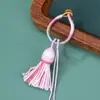 Chaveiro Estilo Xizang Gradiente Céu Estrelado Borla Nó Vajra DIY Artesanal Estilo Étnico Fivela de Argola Acessório de Joia