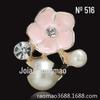 Óleo de pérola gota flor acessórios de cabelo strass acessórios de cabelo diy liga artesanal diy acessórios de liga 516