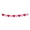 Nuevas Decoraciones de Cortina para Puerta con Forma de Corazón para el Día de San Valentín Transfronterizas de Amazon, Adornos Colgantes, Guirnaldas, Banderines, Pancartas, Decoraciones para Fiestas