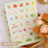 Pegatina de Botella de Bebida de Dibujos Animados Pintada a Mano de Primavera Etiqueta Decorativa para Caja de Embalaje de Galletas de Postre Pegatina Selladora Autoadhesiva