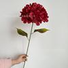 Nova flor artificial única hortênsia casamento salão de casamento teto estrada alta base de chumbo decoração hortênsia flor de comércio exterior