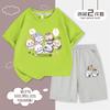 Pijama Xiaoba Usaki para Niños Conjunto de Camiseta de Manga Corta y Pantalones Cortos Ropa de Casa