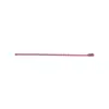 Accesorios de joyería para bricolaje, cadena de cuentas redondas de colores de 2,4 mm, cadena de cuentas de pintura de 12 cm, etiqueta para colgar, cuerda, colgante de cadena de cuentas de pintura