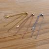 Pulsera DIY de acero inoxidable de 2 mm pulsera ajustable accesorios chapado en oro real producto semiacabado cadena básica el tamaño se puede fijar