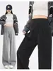 Roupa de Maternidade Roupa Exterior Calça de Perna Larga de Arroz Glutinoso Mulher Primavera Verão Pessoa Baixa Tamanho Grande Design de Suporte para a Barriga Solta Não Apertada Barriga Mulheres Grávidas Calças Longas