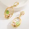 Pendientes Largos Exagerados Estilo Ins Europeo y Americano con Aguja de Plata S925 Incrustados con Piedra Ojo de Gato de Diamante Pendientes Personalizados de Alta Gama Elegantes para Mujer