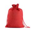 Fabricantes en stock, bolsa de lino con cordón, repelente de mosquitos, bolsita de ajenjo, bolsa para joyería, cosméticos, embalaje de lino de imitación, bolsa de regalo.