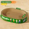 Suprimentos para Pets Temáticos da Super Liga Arranhador para Gatos, Resistente ao Desgaste e Não Solta Pelo, Cama Integrada para Gatos, Bacia de Arranhar Extra Grande para Gatos, Brinquedo para Gatos