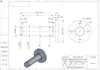 Montaje de Brida Articulada Flotante Tipo Brida Redonda Eje con Ranura para Anillo de Retención Pasador Voladizo 45# Núcleo de Eje WHE01