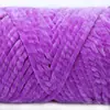 Hilo de chenilla brillante de tres cabos para tejer a crochet zapatos, hilo de lana grueso para tejer suéteres, bufandas y sombreros