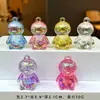 Acrílico Imitação Mabe Galvanizado UV Colorido Uva Pingente de Chaveiro DIY Charme de Brinco Acessórios de Joia