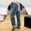 Jeans Rectos Forrados de Polar para Mujer, Nuevo Estilo Otoño e Invierno 2025, Pantalones Ajustados de Pierna Ancha Estrecha de Cintura Alta para Figuras Pera