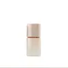 Nuevo Producto en Stock Botella de Vidrio para Base Líquida 15ml 30ml Degradado Mate con Bomba de Presión Botella Vacía Dispensadora de Maquillaje