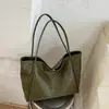 Bolsa Grande de Verão 2026 Transfronteiriça para Mulheres, Bolsa de Ombro Simples Moda Retrô, Bolsa Tote Elegante para o Dia a Dia