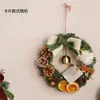 Kit de Manualidades Navideñas Estilo Rústico Americano, incluye materiales para hacer coronas, adecuado para jardines de infancia, floristerías y decoraciones de puertas interiores