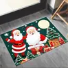 Felpudo de Entrada Navideño Árbol de Navidad Antideslizante Baño Inodoro Resistente a Manchas Felpudo Decorativo Fábrica