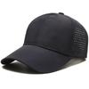 Sombrero para Hombre de Color Sólido con Visera Ligera Transfronterizo Verano Transpirable Gorra de Malla Grande Secado Rápido Protección Solar Sombra Gorra de Béisbol