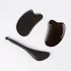 Pente Raspador de Bianstone, Bastão para Puxar Tendões, Ponto Raspador Corporal e Facial de Bianstone Preto Espessado, Pente de Meridianos
