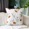 Funda de Almohada Bordada de Flores Estilo Escandinavo Almohada Hogar Sofá Cojín Coche Cojín para Ventana Mirador Funda de Cojín